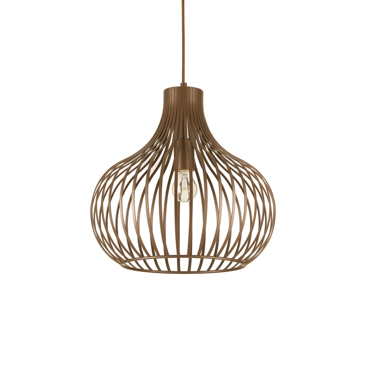 Capilla Small Brown metal Single Pendant