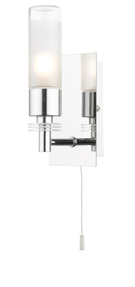 Mars 1 Light Bathroom Wall Light Polished Chrome