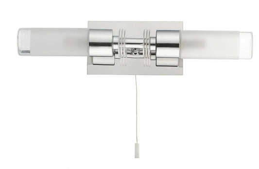 Mars 2 Light Bathroom Wall Light Polished Chrome